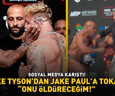 Mike Tysondan Jake Paula boks maçı öncesi tokat Boks dünyası merakla bu karşılaşmayı bekliyor ONU ÖLDÜRECEĞİM