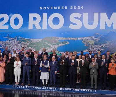 Cumhurbaşkanı Erdoğan G20 lideriyle aile fotoğrafı çekildi