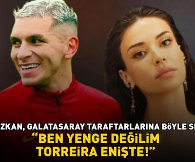 Galatasarayın yıldızı Torreira ile aşk yaşayan Devrim Özkan taraftarlara böyle seslendi: BEN YENGE DEĞİLİM, TORREİRA ENİŞTE