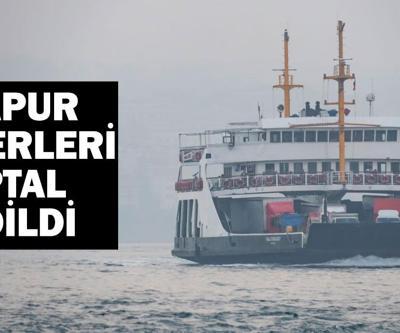 Bugün vapur seferleri iptal mi 21 Kasım iptal edilen seferler listesi: İDO, BUDO, GESTAŞ ve Şehir Hatları duyurdu