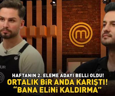 MasterChefte 2. eleme adayı belli oldu Onur ve Semih arasında kavga: BANA ELİNİ KALDIRMA