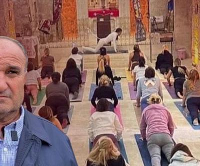 Kilisedeki yoga tepkilere neden olmuştu Açıklama geldi