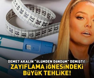 Demet Akalın Ölümden döndüm demişti ZAYIFLAMA İĞNESİNDEKİ TEHLİKE Mide bulantısı, kusma, kaşıntı, baş ağrısı...