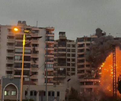 İsrail Beyruta yine bomba yağdırdı