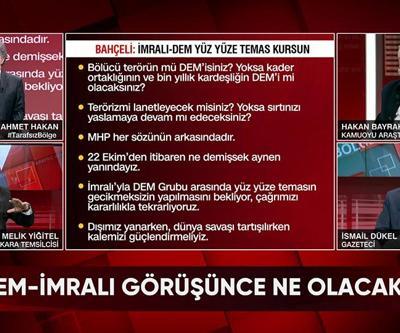 Bahçelinin sözümüzün arkasındayız mesajı, Erdoğanın Bahçelinin İmralı çağrısına desteği ve Halepteki karışıklık Tarafsız Bölgede masaya yatırıldı