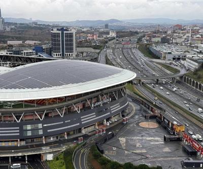 Galatasarayın stadı RAMS Parktaki çalışma böyle görüntülendi