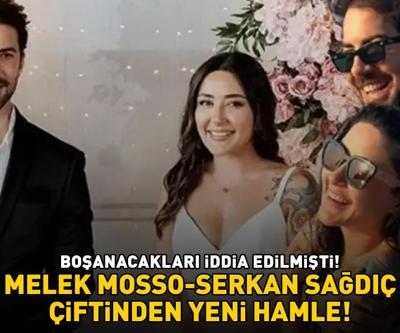 BOŞANACAKLARI İDDİA EDİLMİŞTİ Melek Mosso-Serkan Sağdıç çiftinden yeni hamle