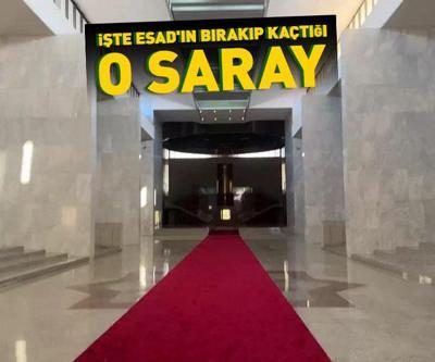 Özel görüntüler: İşte Esadın bırakıp kaçtığı o saray | Video Haber