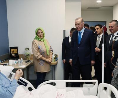 Cumhurbaşkanı Erdoğandan Kocaeli Şehir Hastanesinde tedavi gören hastalara ziyaret