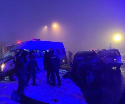 Bolu Dağında sis zincirleme kazaya sebep oldu