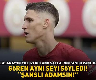 Galatasarayın yıldızı Roland Sallainin sevgilisi güzelliğiyle kendine hayran bıraktı ŞANSLI ADAMSIN