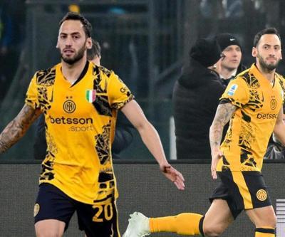 İtalyada Hakan Çalhanoğlu şov Inter galibiyetinde parladı...