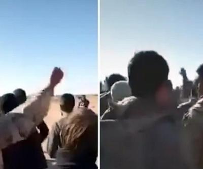 Baas rejimi çökünce Iraka kaçmışlardı... Suriyeli askerler ülkelerine geri dönmek için protesto