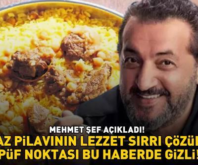 MasterChef Mehmet Yalçınkaya açıkladı Hicaz pilavının lezzet sırrı çözüldü Meğer püf noktası...