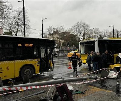 Fatihte kaza sonrası ortalık savaş alanına döndü | Video Haber