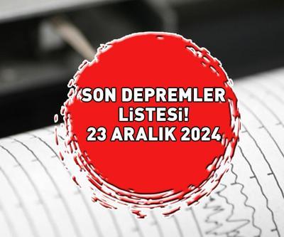 AFAD - KANDİLLİ RASATHANESİ SON DEPREMLER LİSTESİ 23 ARALIK 2024: Deprem mi oldu, nerede, kaç şiddetinde Kahramanmaraş, Mardin, Bilecik...