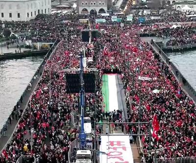 1 Ocakta Galatada Gazze yürüyüşü: Yüz binlerce kişi İsrailin katliamına dur diyecek