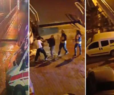 Yer: Beyoğlu... Sağlık ekiplerini darbedip kahkaha attı | Video Haber