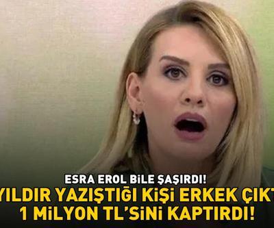 ESRA EROLDA ŞOKE EDEN OLAY 3 yıldır yazıştığı kişi erkek çıktı 1 milyon TLsini kaptırdı, böyle tepki gösterdi: Allah belanı versin