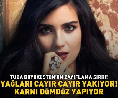 Tuba Büyüküstünün zayıflama sırrı Yağları cayır cayır yakıyor, karnı dümdüz yapıyor: Her sabah 1 bardak içmek yeterli