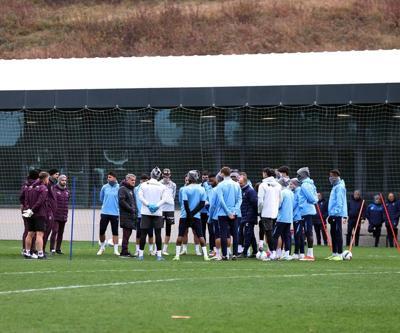 Trabzonspor, Samsunspor maçı antrenmanlarını sürdürdü 6 futbolcu idmana katılamadı...