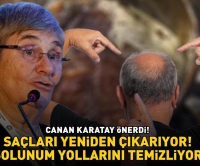 Avuç avuç dökülen saçları yeniden çıkarıyor Canan Karatay önerdi Solunum yollarını temizliyor, kıl köklerini coşturuyor