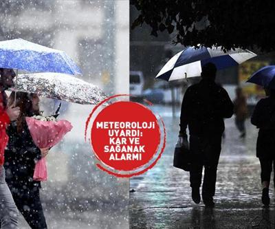 Dikkat Meteoroloji tarih verdi: Kar ve sağanak alarmı