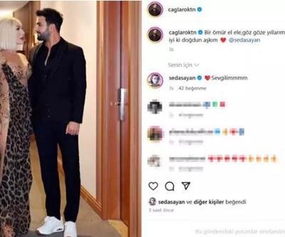 Seda Sayan 62 yaşına girdi Çağlar Öktenden romantik paylaşım
