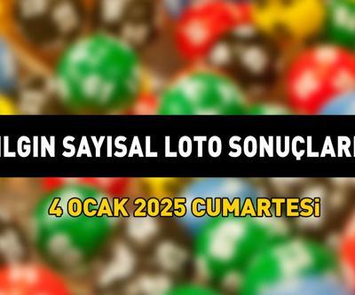 ÇILGIN SAYISAL LOTO SONUÇLARI AÇIKLANDI 4 OCAK 2025 | 480.955.082 TL büyük ikramiyeli Çılgın Sayısal Loto sonuçları nasıl öğrenilir