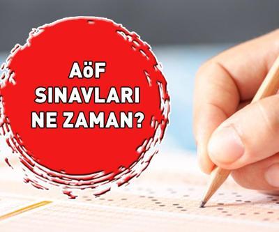 AÖF sınavları ne zaman, final sınavları hangi tarihte 2025 AÖF sınav giriş belgesi ekranı