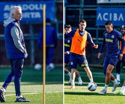 Fenerbahçe, Jose Mourinho yönetiminde antrenmanlarını sürdürdü