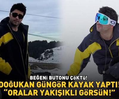 Kızılcık Şerbetinin Fatihi Doğukan Güngör kayak yaptı, beğeni butonu çöktü: ORALAR YAKIŞIKLI GÖRSÜN