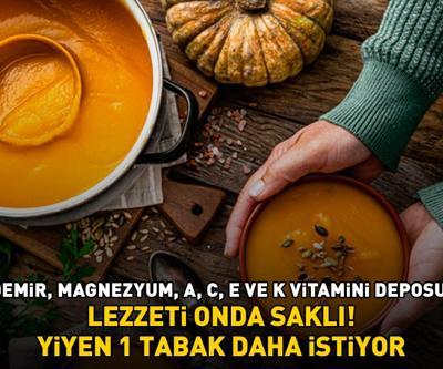 Aşçıların sır gibi sakladığı tarif A, C, E ve K vitamini, demir, magnezyum deposu Meğer bal kabağı çorbasının lezzeti onda gizliymiş