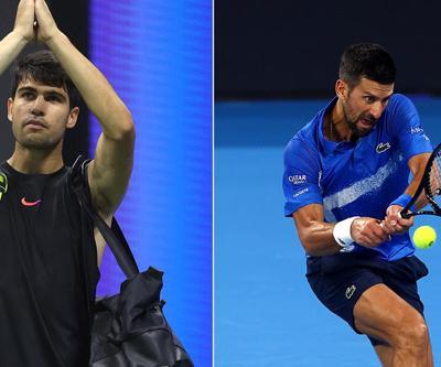 Avustralya Açıkta Alcaraz ve Djokovic turladı