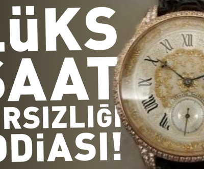 İstanbulda lüks saat hırsızlığı iddiası