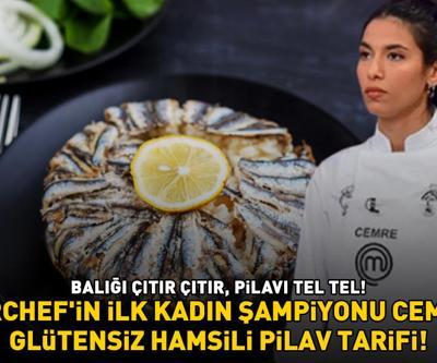 MASTERCHEF CEMRE UYANIKTAN GLÜTENSİZ HAMSİLİ PİLAV TARİFİ Omega-3, B12 Ve D Vitamini Deposu Balığı Çıtır Çıtır, Pilavı Tel Tel