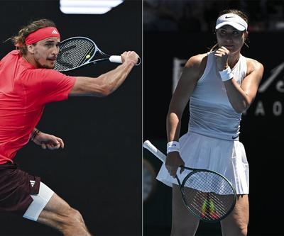 Avustralya Açıkta Alman Zverev ve İspanyol Badosa yarı finale çıktı Kariyerinde ilk...