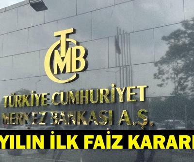 MERKEZ BANKASI FAİZ KARARI TCMB Ocak ayı faiz kararı açıklandı: Faiz kararı ne oldu