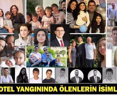 OTEL YANGININDA ÖLENLERİN İSİMLERİ: Bolu Grand Kartal Otelde kaç çocuk hayatını kaybetti
