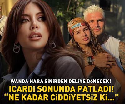 Galatasarayın yıldızı Mauro Icardi sonunda patladı Wanda Nara sinirden deliye dönecek Ne kadar ciddiyetsiz ki...