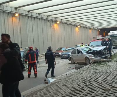 Malatya’da 4 araç birbirine girdi: 7 yaralı