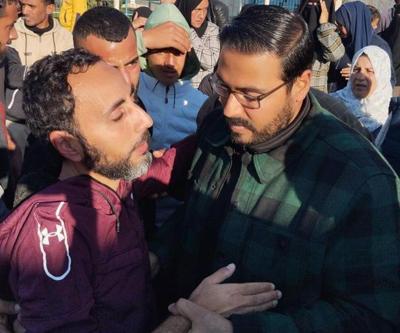 İsrailin serbest bıraktığı 143 Filistinli Gazzede: Sevinç gözyaşları sel oldu