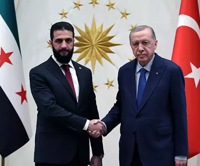 SON DAKİKA... Tarihi ziyaret Erdoğan ile Şara görüşmesi sona erdi