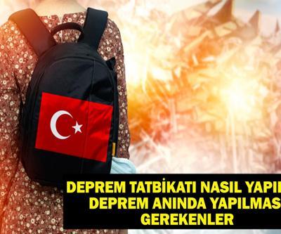 Deprem Anında Yapılması Gerekenler Neler Deprem Tatbikatı Nedir, Nasıl Yapılır  İşte Hayatta Kalmak İçin Alınması Gereken Acil Önlemler