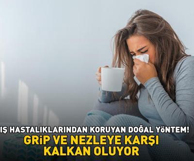 Grip, nezle ve soğuk algınlığına karşı kalkan oluyor Kış hastalıklarından koruyan doğal yöntem: Boğaz ağrısı ve öksürüğe iyi geliyor