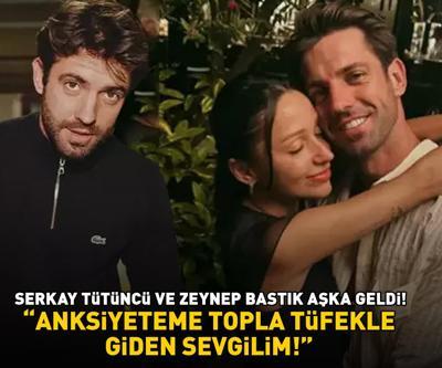 Eski Survivor Serkay Tütüncü ile Zeynep Bastık sosyal medyada aşka geldi: ANKSİYETEME TOPLA TÜFEKLE GİDEN SEVGİLİM