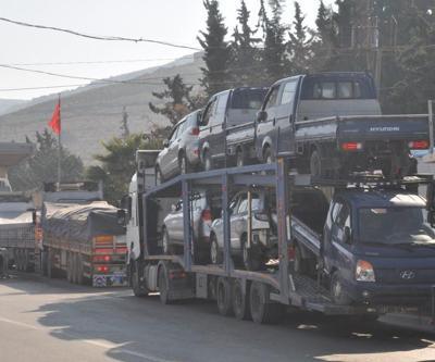 Transit geçiş ile Suriyeye sıfır ve ikinci el araç sevkiyatı rekor kırdı