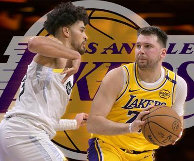 Luka Doncic, Lakerstaki ilk maçına çıktı LeBron Jamesle şov yaptılar...
