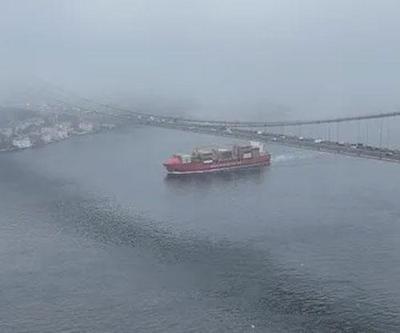 Yoğun sis İstanbul’da vapur seferleri hava engeli