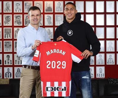 Athletic Bilbao forveti Maroan Sannadiye ırkçı tezahürat...
